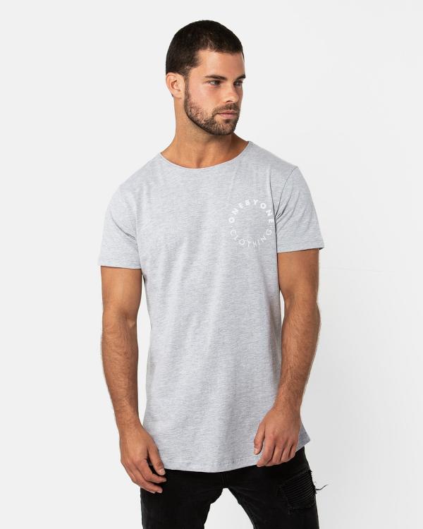 ONEBYONE - Roots Tee - Short Sleeve T-Shirts (Marble Grey) Roots Tee