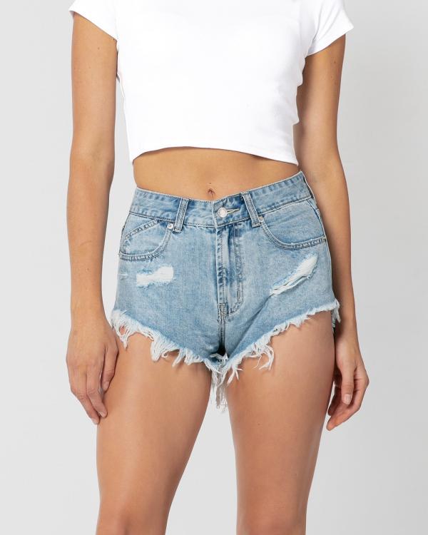 ONEBYONE - Sydney Shorts - Denim (Blue) Sydney Shorts