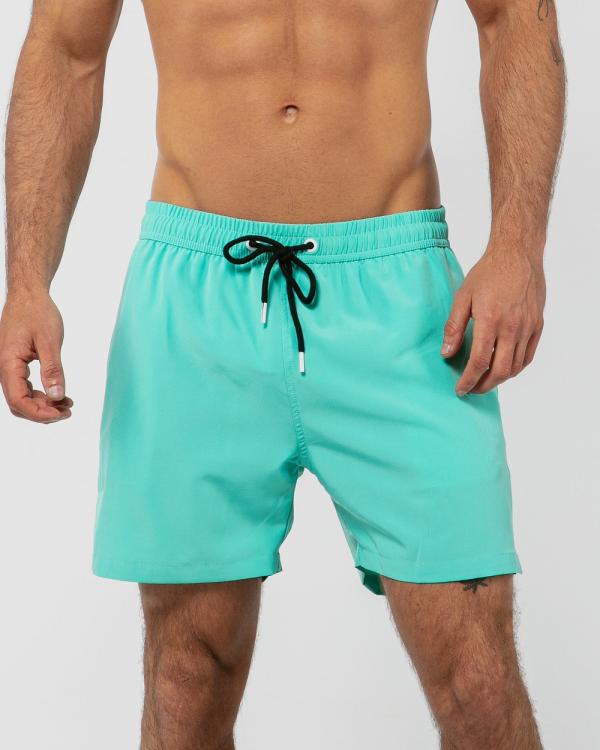 ONEBYONE - Venice Swim Shorts - Swimwear (Aqua) Venice Swim Shorts