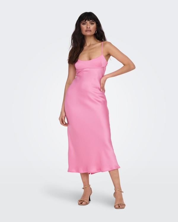 ONLY - Maya Singlet Midi Dress - Dresses (Pink) Maya Singlet Midi Dress