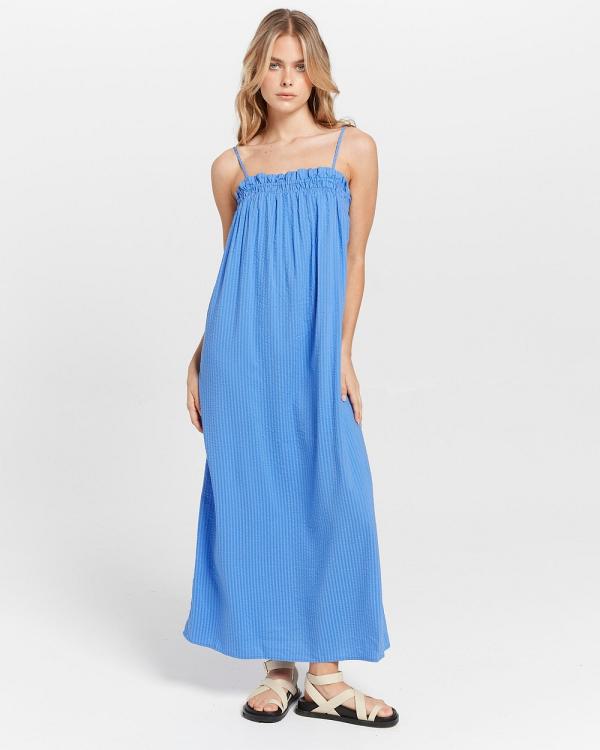 ONLY - Mia Slip Dress - Dresses (Blue) Mia Slip Dress
