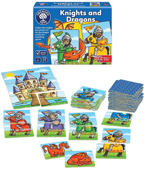 Orchard Toys - Knights And Dragons - Games (Multi) Knights And Dragons