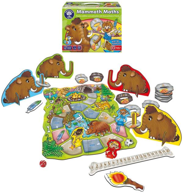 Orchard Toys - Mammoth Maths - Games (Multi) Mammoth Maths