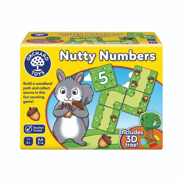 Orchard Toys - Nutty Numbers - Games (Multi) Nutty Numbers