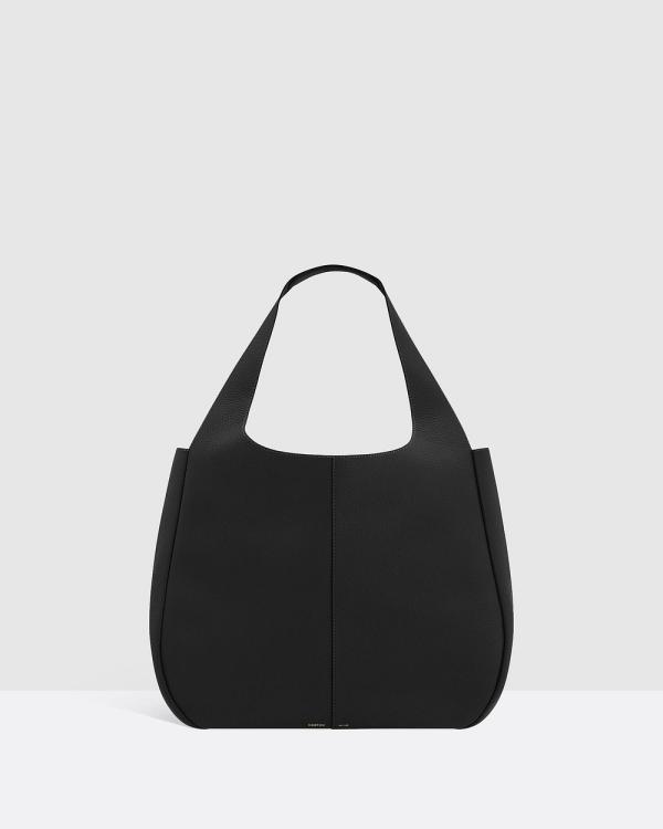 Oroton - Emilia Large Tote - Bags (Black) Emilia Large Tote