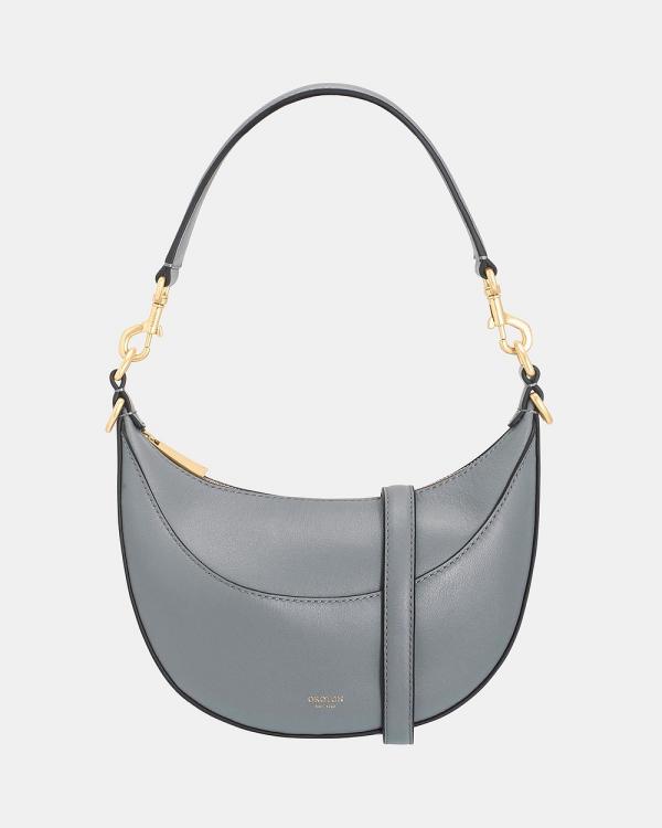 Oroton - Florence Small Shoulder Bag - Handbags (Grey Flannel) Florence Small Shoulder Bag