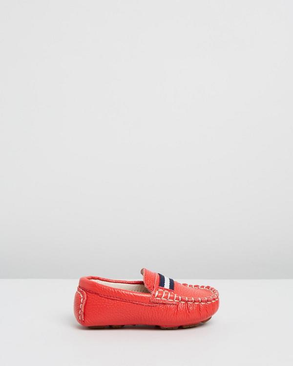 Oscars For Kids - Sorento Loafers   Babies Kids - Dress Shoes (Red) Sorento Loafers - Babies-Kids