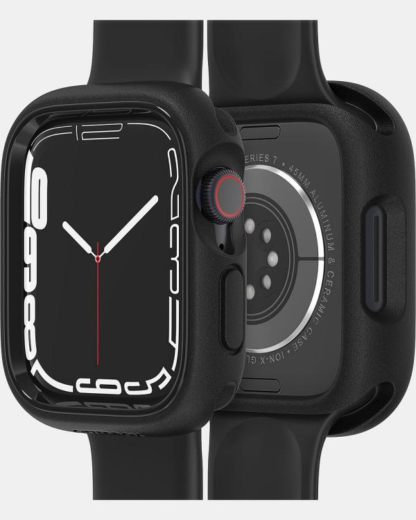 Otterbox - Apple Watch 45mm Exo Edge Case - Watches (Black) Apple Watch 45mm Exo Edge Case