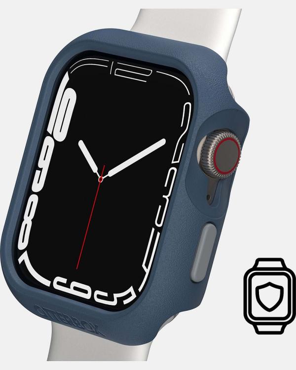 Otterbox - Apple Watch 7 45mm Bumper - Watches (Blue) Apple Watch 7 45mm Bumper