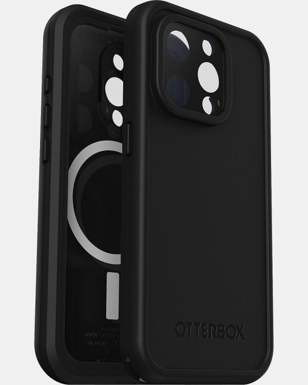 Otterbox - iPhone 15 Pro Fre Magsafe Phone Case - Tech Accessories (Black) iPhone 15 Pro Fre Magsafe Phone Case
