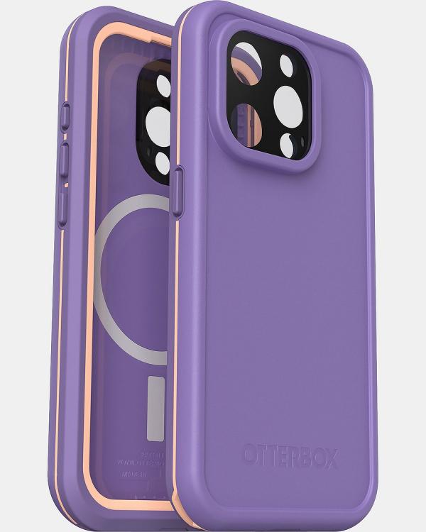 Otterbox - iPhone 15 Pro Fre Magsafe Phone Case - Tech Accessories (Purple) iPhone 15 Pro Fre Magsafe Phone Case