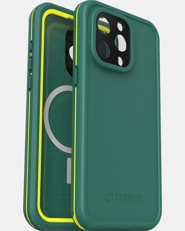 Otterbox - iPhone 15 Pro Max Fre Magsafe Phone Case - Tech Accessories (Green) iPhone 15 Pro Max Fre Magsafe Phone Case