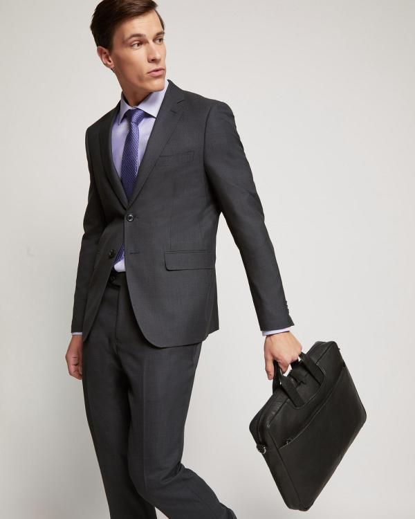 Oxford - Auden Wool Rich Suit Jacket - Suits & Blazers (Grey Dark) Auden Wool Rich Suit Jacket