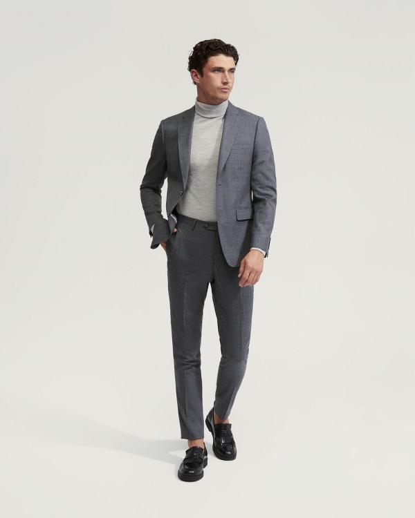 Oxford - Byron Wool Suit Jacket - Suits & Blazers (Grey Medium) Byron Wool Suit Jacket