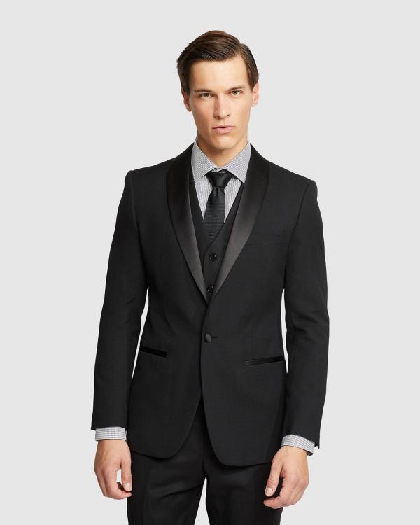 Oxford - Dinner Suit Jacket With Shawl Neck - Suits & Blazers (Black) Dinner Suit Jacket With Shawl Neck