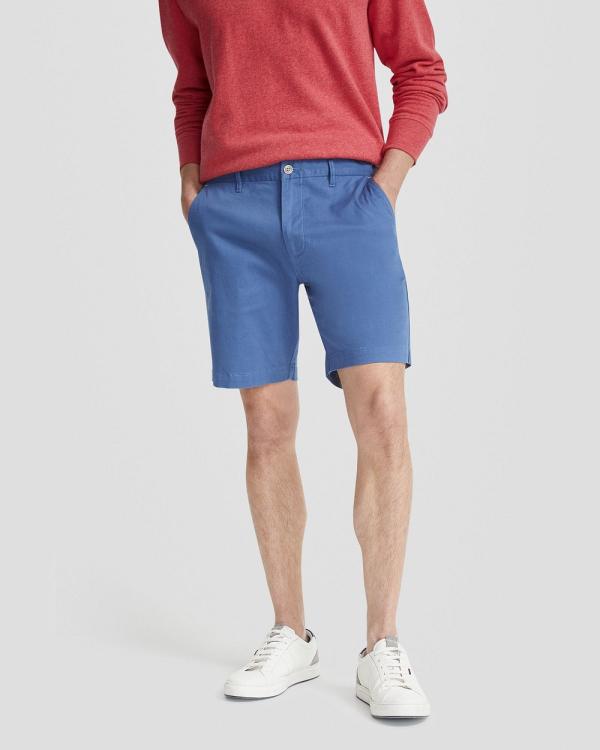 Oxford - Henry Organic Cotton Chino Shorts - Chino Shorts (Blue Medium) Henry Organic Cotton Chino Shorts
