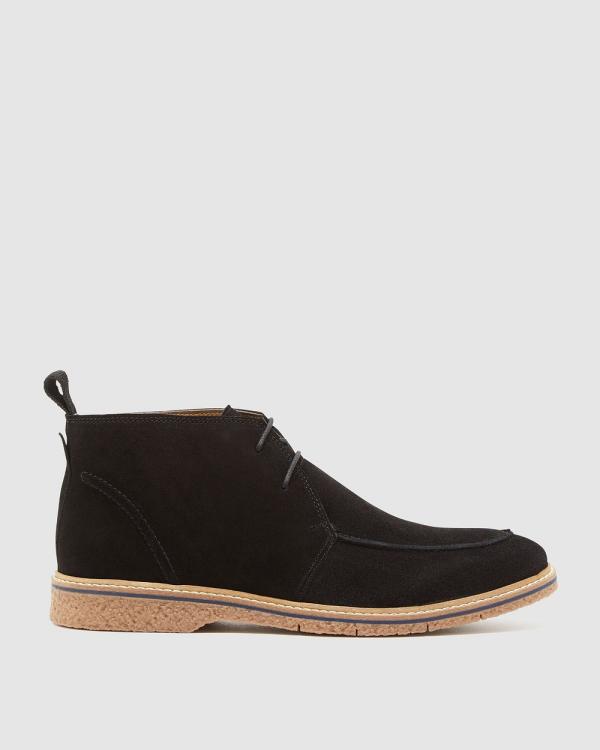 Oxford - Jacob Suede Desert Boot - Boots (Black) Jacob Suede Desert Boot