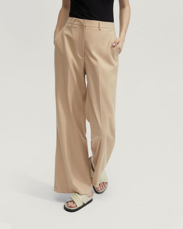 Oxford - Lauren Eco Suit Trousers - Pants (Brown Light) Lauren Eco Suit Trousers