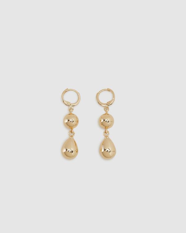 Oxford - Maria Drop Earring - Jewellery (Metallic Gold) Maria Drop Earring