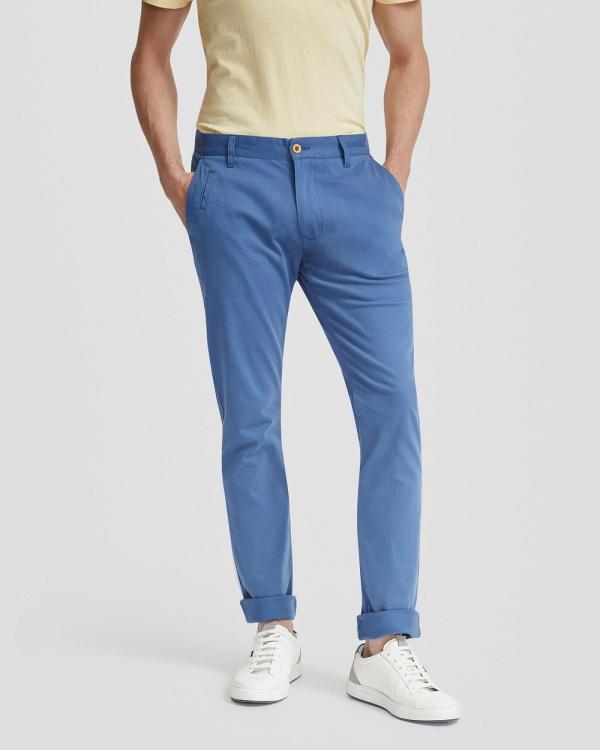 Oxford - Stretch Skinny Fit Chino - Jeans (Blue Medium) Stretch Skinny Fit Chino