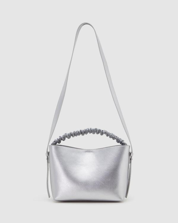 Oxford - Veda Mini Hobo - Handbags (Metallic Silver) Veda Mini Hobo