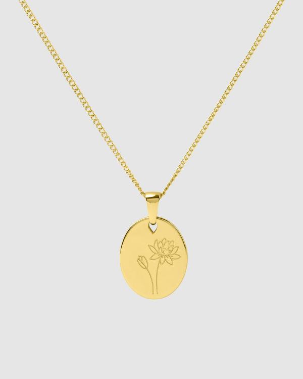 Pastiche - April Birth Flower Necklace - Jewellery (Gold) April Birth Flower Necklace