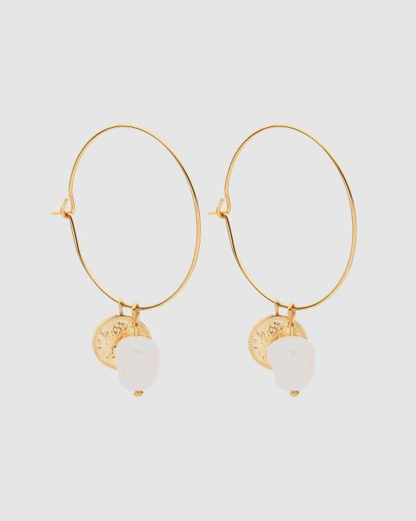 Pastiche - Siren Earrings - Jewellery (Yellow Gold) Siren Earrings