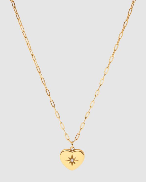 Pastiche - Skip a Beat Necklace - Jewellery (Gold) Skip a Beat Necklace