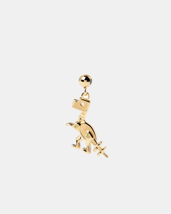 PDPAOLA - Dino Charm Pendant - Jewellery (Gold) Dino Charm Pendant