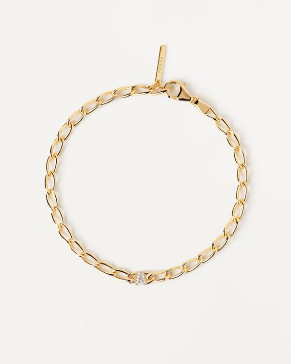 PDPAOLA - Letter A Gold Bracelet - Jewellery (Gold) Letter A Gold Bracelet