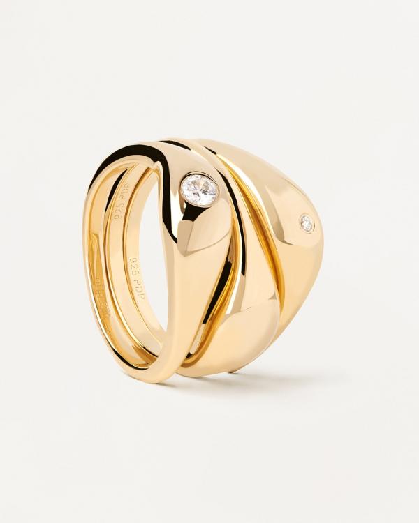 PDPAOLA - Sugar Ring Set - Jewellery (Gold) Sugar Ring Set
