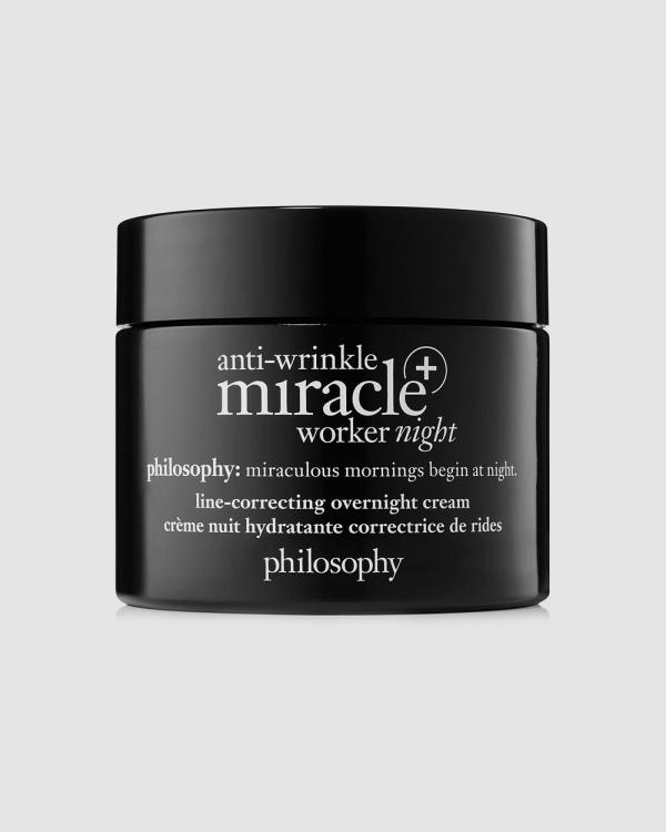 Philosophy - Miracle Worker Night Plus Line Correcting Overnight Cream 60mL - Skincare (N/A) Miracle Worker Night Plus Line-Correcting Overnight Cream 60mL