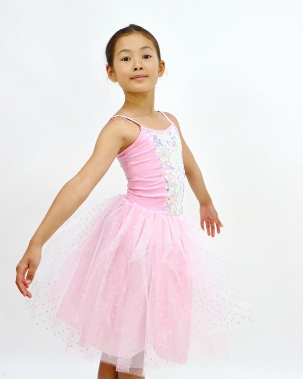 Pink Poppy - Romantic Ballet Sequin Sparkle Dress - Dresses (Pink) Romantic Ballet Sequin Sparkle Dress