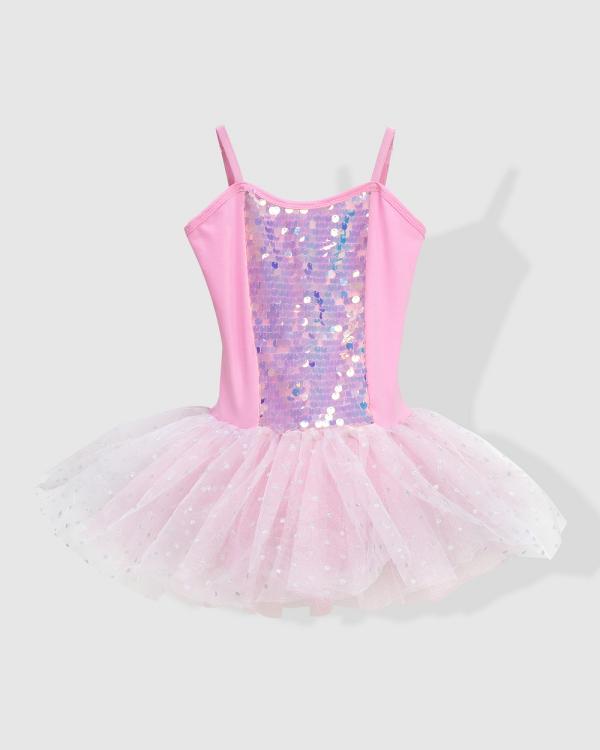 Pink Poppy - Romantic Ballet Sequin Sparkle Multi layered Tutu - Dresses (Pink Rainbow) Romantic Ballet Sequin Sparkle Multi-layered Tutu