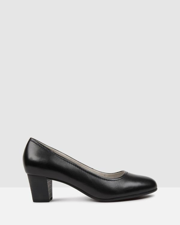 Planet Shoes - Cobra Comfort Leather Pump - All Pumps (Black) Cobra Comfort Leather Pump