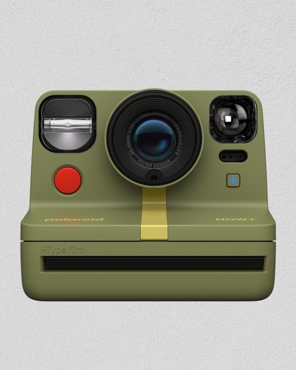 Polaroid - Polaroid Now+ Generation 2 i Type Instant Camera + 5 lens filters - Home (Forest Green) Polaroid Now+ Generation 2 i-Type Instant Camera + 5 lens filters