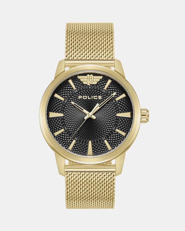 Police - Raho Men's Watch - Watches (Gold) Raho Men's Watch