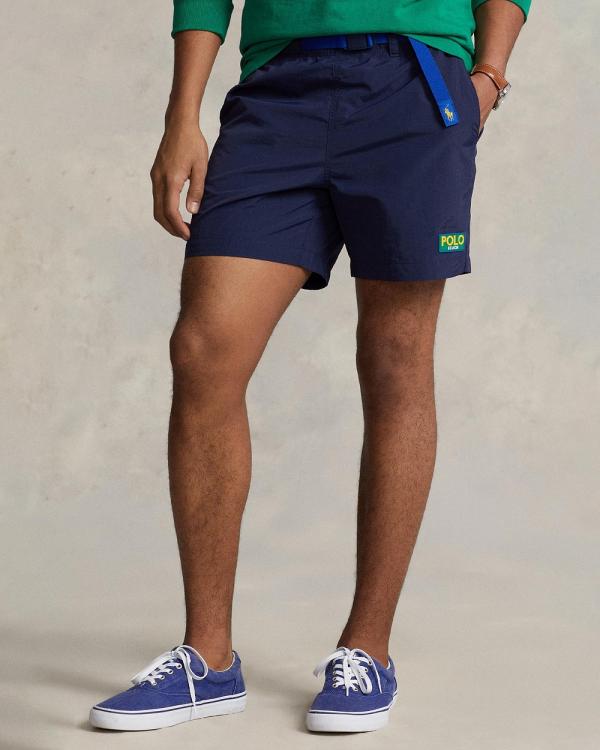 Polo Ralph Lauren - 6 Inch Water Resistant Polo Beach Shorts - Shorts (Newport Navy) 6-Inch Water-Resistant Polo Beach Shorts