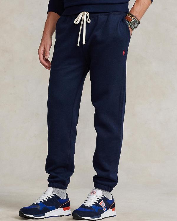 Polo Ralph Lauren - Athletic Pants   ICONIC EXCLUSIVE - Sweatpants (Cruise Navy) Athletic Pants - ICONIC EXCLUSIVE