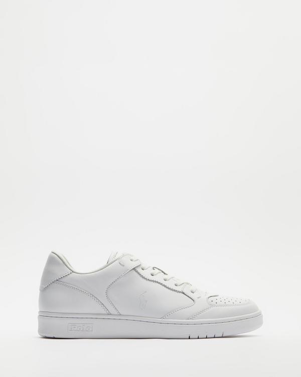 Polo Ralph Lauren - CRT Lux Low Top Sneakers   Unisex - Sneakers (White) CRT Lux Low-Top Sneakers - Unisex