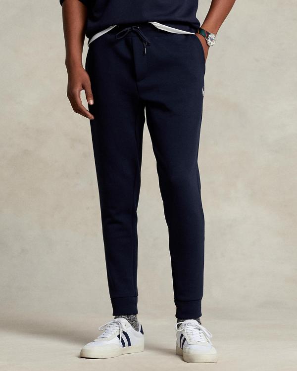 Polo Ralph Lauren - Double Knit Jogger Pants - Sweatpants (Navy) Double-Knit Jogger Pants