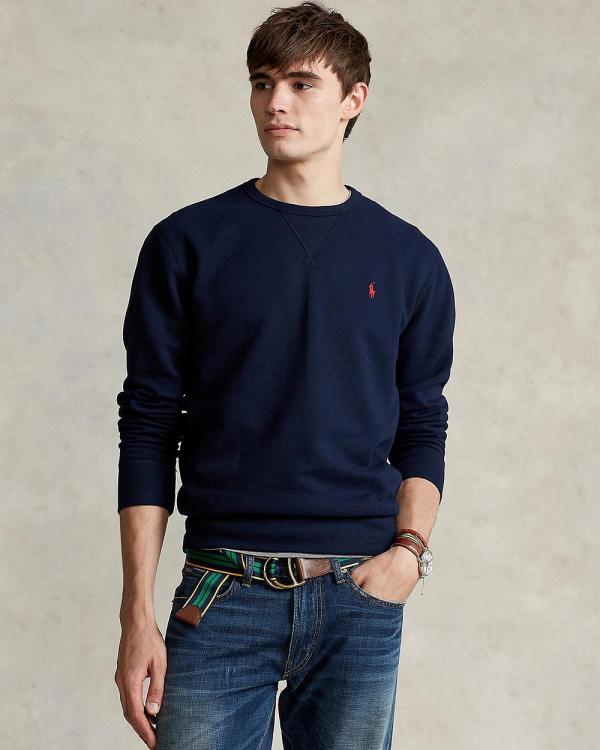 Polo Ralph Lauren - Embroidered Logo Sweater - Sweats (Cruise Navy) Embroidered Logo Sweater