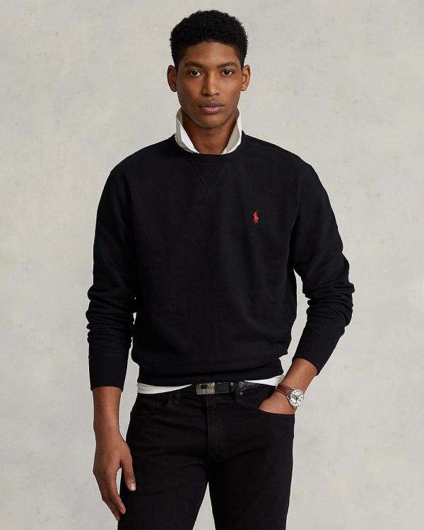 Polo Ralph Lauren - Embroidered Logo Sweater - Sweats (Polo Black) Embroidered Logo Sweater