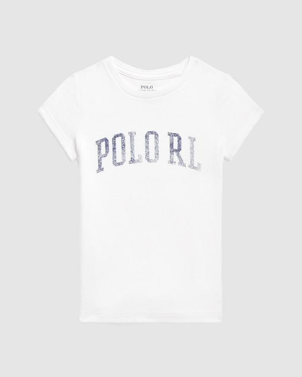 Polo Ralph Lauren - Logo Cotton Jersey Tee - T-Shirts & Singlets (Deckwash White) Logo Cotton Jersey Tee