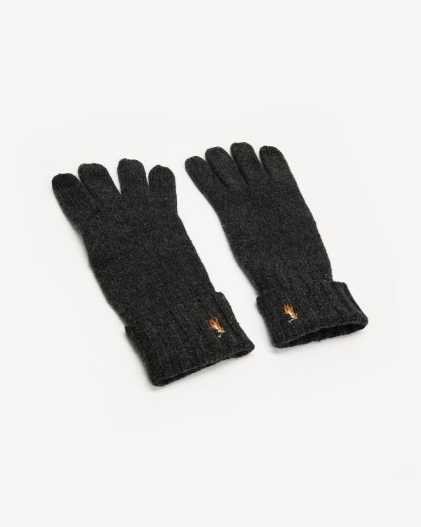 Polo Ralph Lauren - Merino Wool Touch Screen Gloves - Scarves & Gloves (Charcoal) Merino Wool Touch Screen Gloves