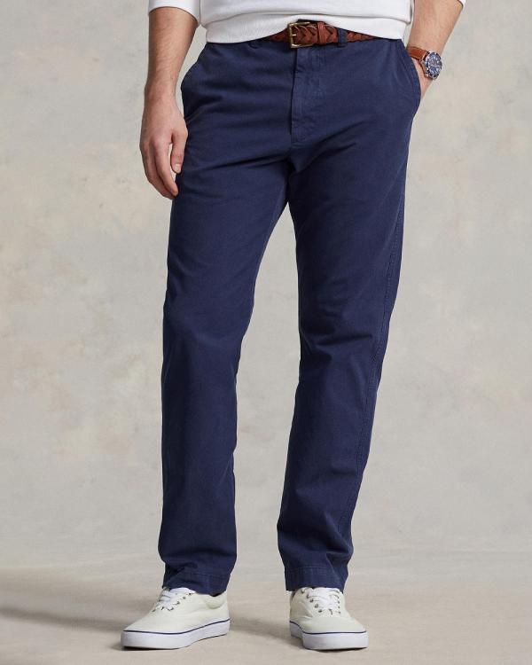 Polo Ralph Lauren - Salinger Straight Fit Chino Pants - Pants (Newport Navy) Salinger Straight Fit Chino Pants