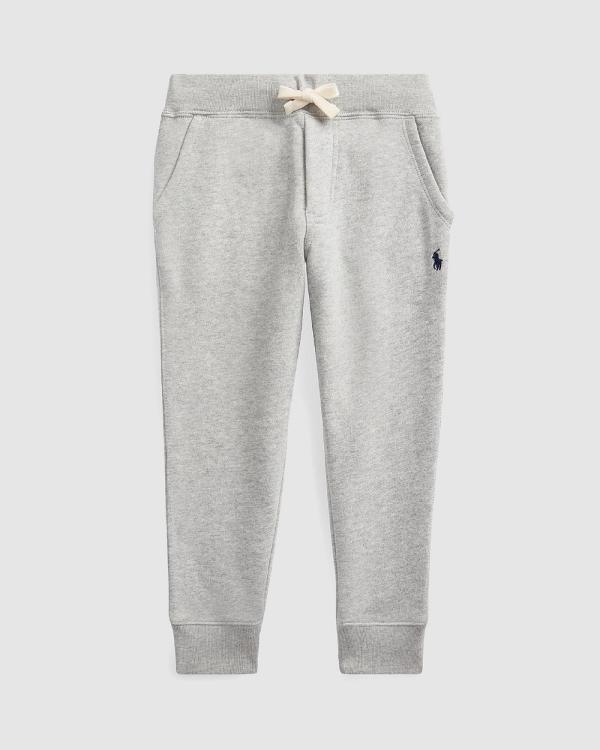 Polo Ralph Lauren - Seasonal Fleece Joggers   Toddler - Sweatpants (Grey) Seasonal Fleece Joggers - Toddler