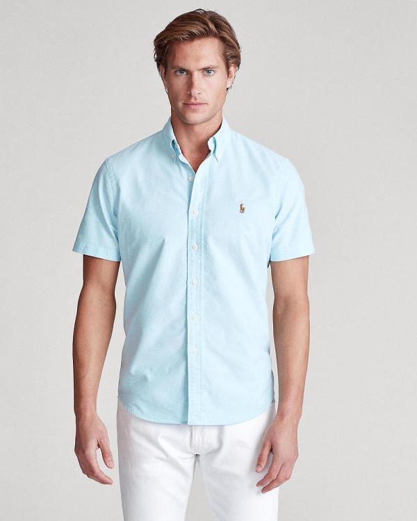 Polo Ralph Lauren - Slim Fit Oxford Shirt - Casual shirts (Aegean Blue) Slim Fit Oxford Shirt