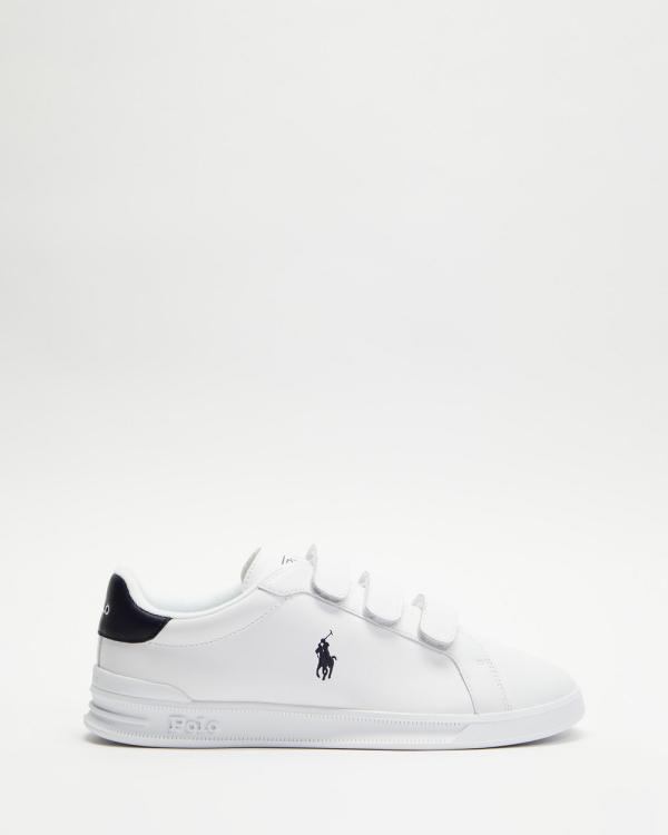 Polo Ralph Lauren - Triple Strap Low Top Sneakers   Unisex - Sneakers (White & Navy) Triple Strap Low Top Sneakers - Unisex