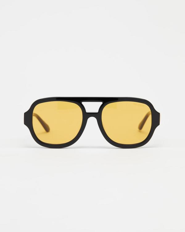 Poppy Lissiman - JimBob - Sunglasses (Black & Yellow) JimBob